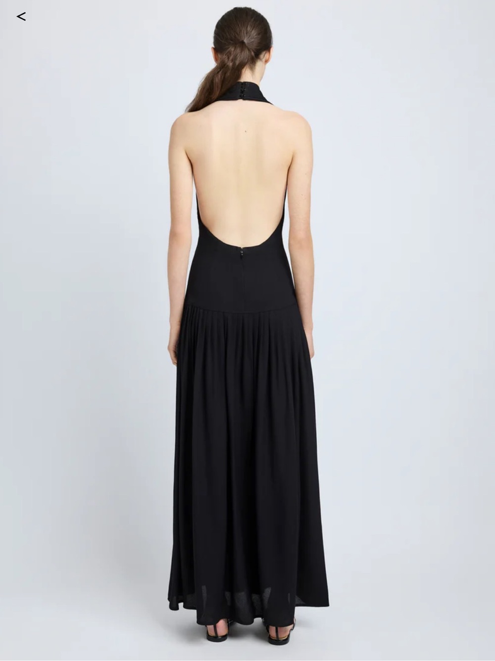 Proenza Schouler Tala Dress in Viscose Georgette size 10 - Picture 3 of 7